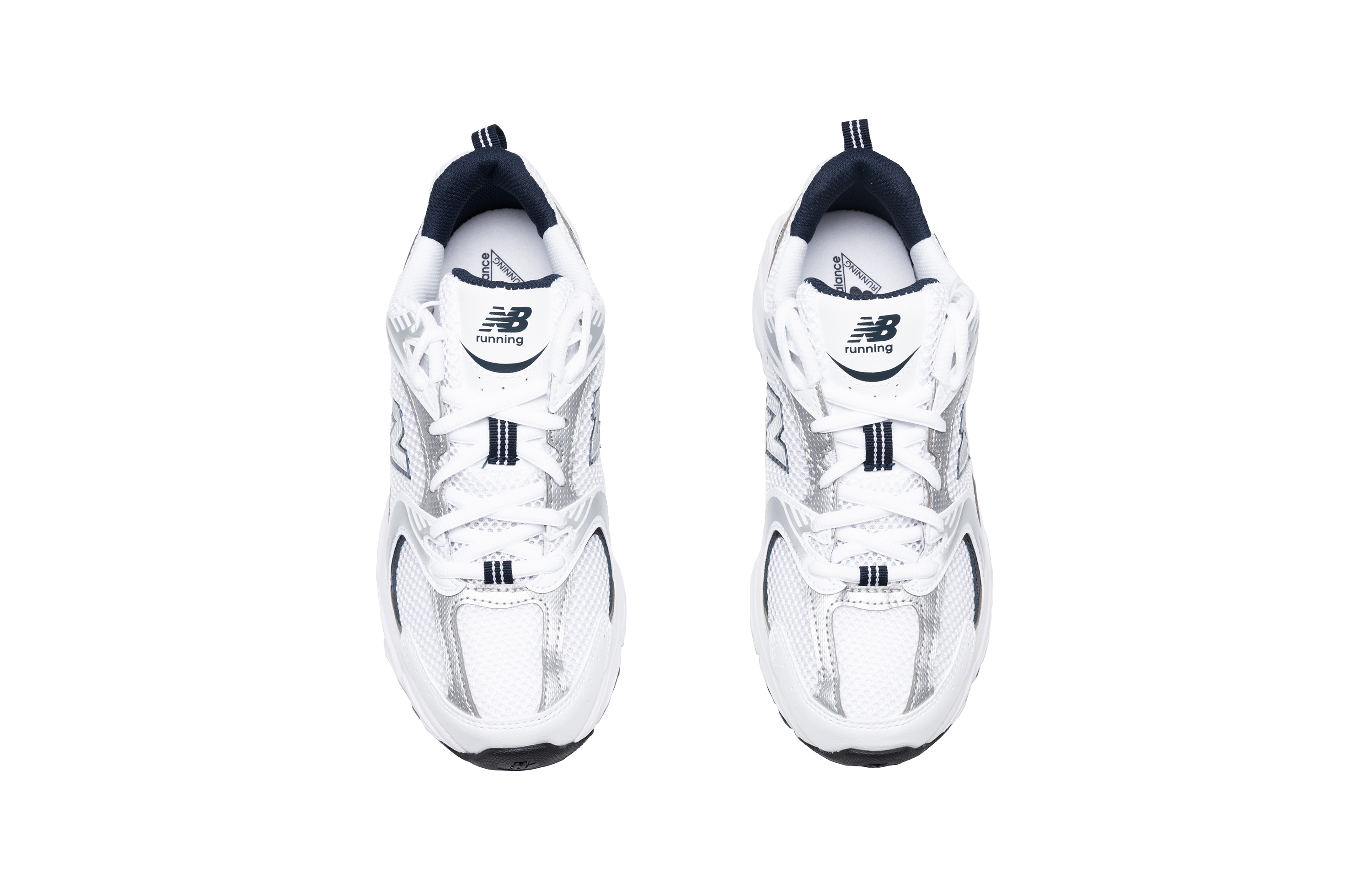 New Balance NB 530 Classic Vintage Slip Resistant, Abrasion Resistant, Breathable Low top Running Shoes Unisex Silver