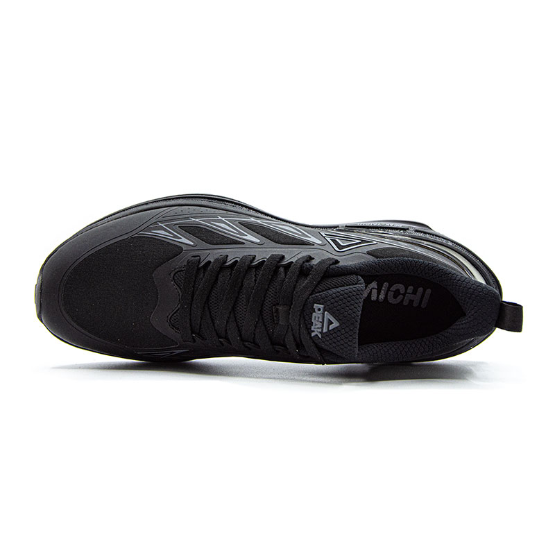 PEAK Taichi 6.0pro Cushioning Lightweight Low top Running Shoes Men’s Black Gray