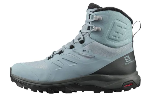 SALOMON Outdoor Shoes Women's High Top Light Blue/Black