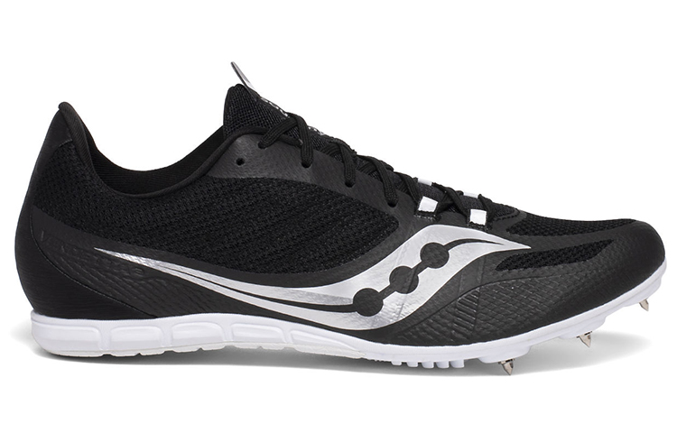 Saucony Mesh Cushioning Lightweight Abrasion Resistant Slip Resistant Low top Running Shoes Men’s Black White