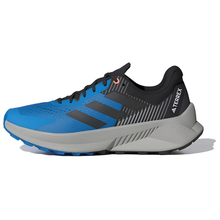 Adidas Terrex Soulstride Slip Resistant Abrasion Resistant Low top Casual Running Shoes Men's Blue