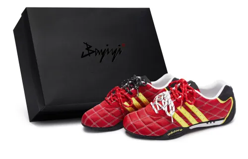 Adidas Originals ADIRACER Abrasion Resistant Low top Running Shoes Unisex Red Black Yellow