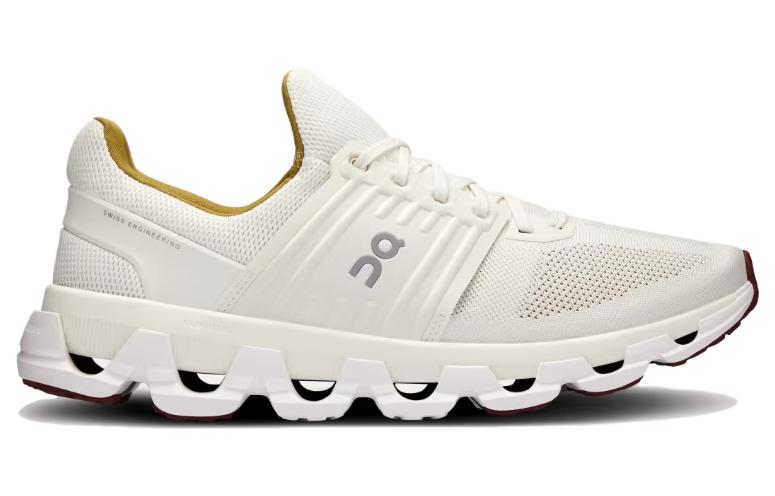 On Cloudswift Cushioning, Wear Resistant Low top Running Shoes Men’s White