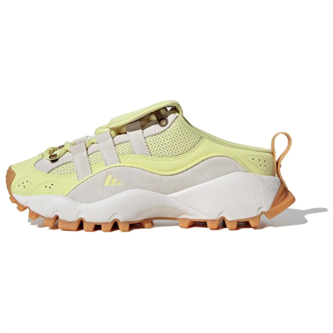 Adidas Slip Resistant Closed Toe Slippers Women's Yellow White
