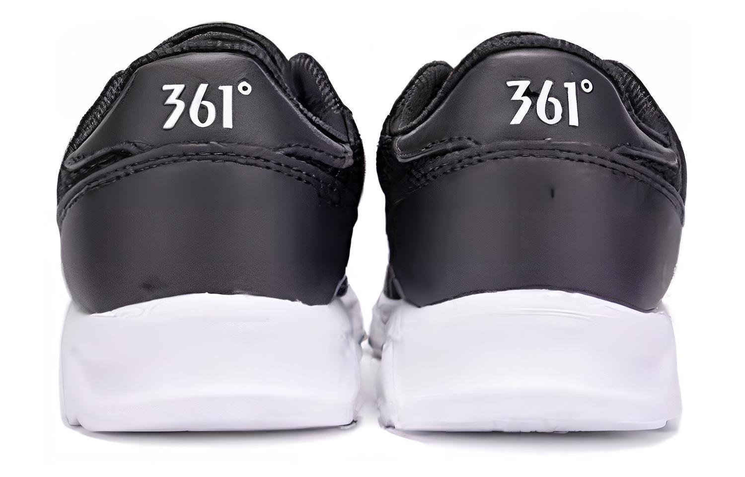 361° Mesh Cushioning, Wear Resistant Low top Running Shoes Women’s Black White