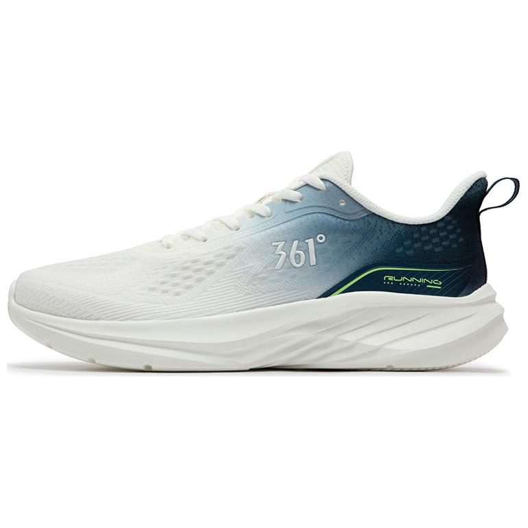 361° Mesh Abrasion Resistant Low top Casual Running Shoes Men’s White Blue