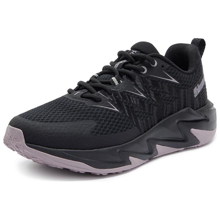 361° Yushan 2 Abrasion Resistant Cushioning Breathable Low top Casual Running Shoes Women’s Black Purple