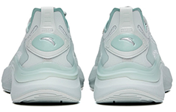 Anta Fabric Cushioning Slip Resistant Abrasion Resistant Low top Running Shoes Women’s White Gray Green