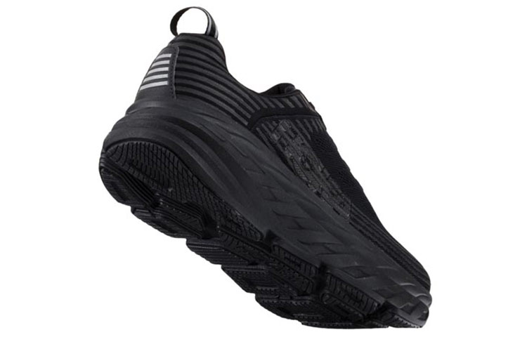 Мужские кроссовки HOKA ONE Bondi 6 (черные) — фото 3