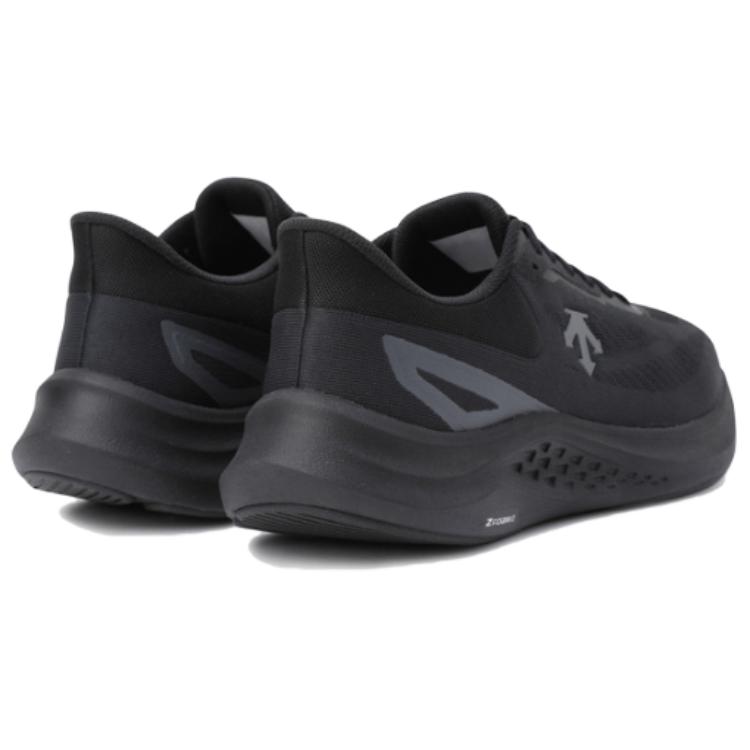 DESCENTE RUNNING Low top Casual Training Long Distance Running City Commuting Running Shoes Unisex Black