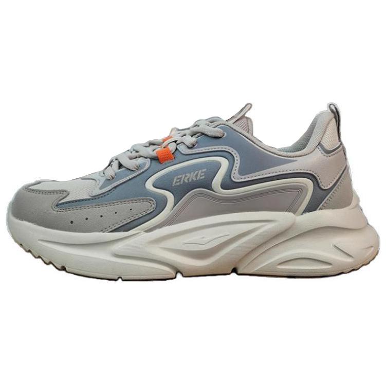 Erke Cushioning, Wear Resistant Low top Casual Running Shoes Men’s Gray