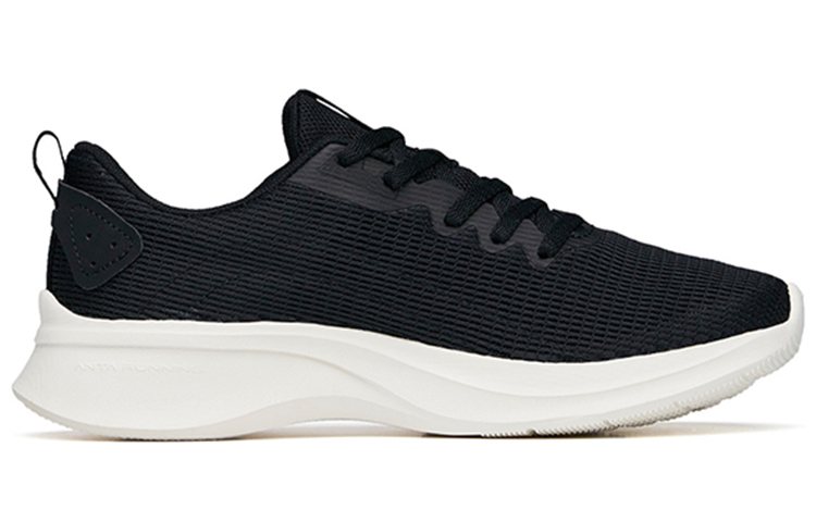 Anta Running Collection Cushioning Lightweight Wear-Resistant Slip-Resistant Low-Top Running Shoes Women’s Black