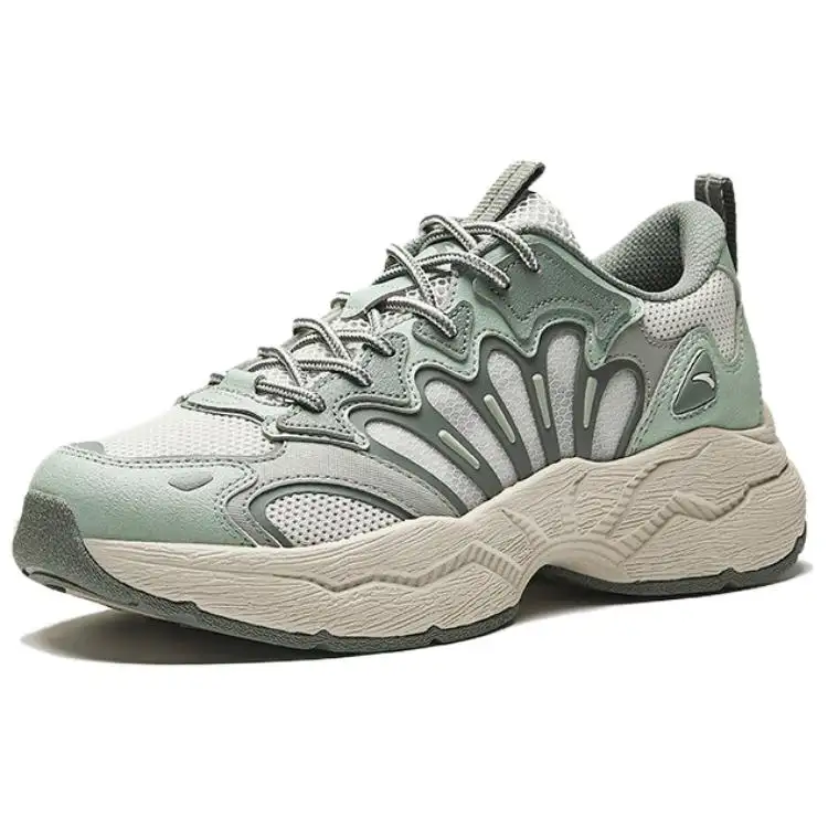Anta Meteorite 3 Low top Chunky Sneakers Unisex Gray Green