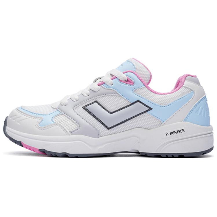 Pony MJ 72 Slip Resistant Abrasion Resistant Low top Casual Running Shoes Unisex White Blue