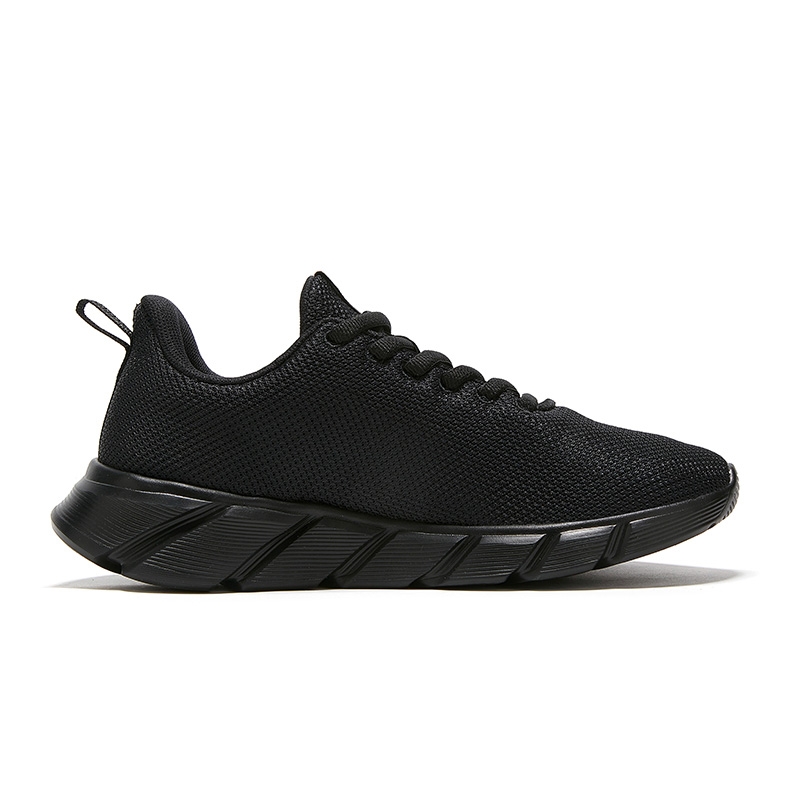 Erke Slip Resistant Cushioning Slip Resistant Cushioning Low top Running Shoes Women’s Black Gold