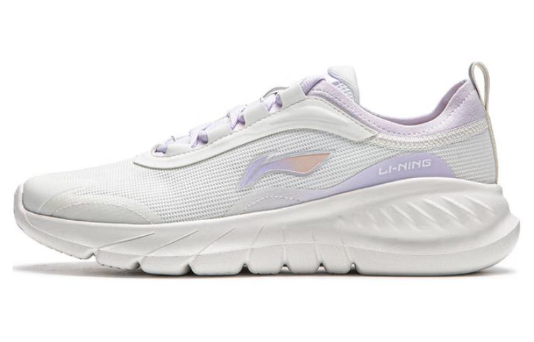 Li Ning Easy Fit Fle Low top Casual Running Shoes Women's White Purple