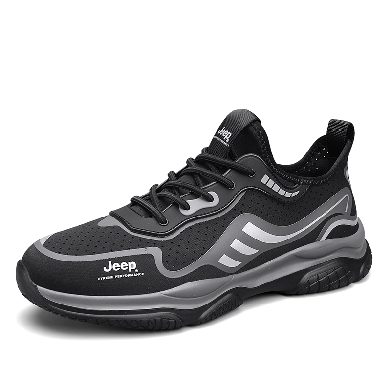 Jeep Low top Outdoor Shoes Men’s Black Silver