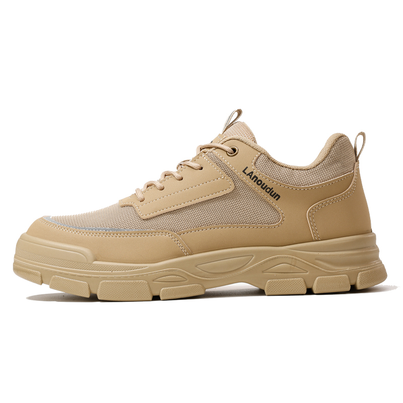 LANOUDUN Abrasion Resistant Impact Resistant Coverage Low top Outdoor Shoes Unisex Camel
