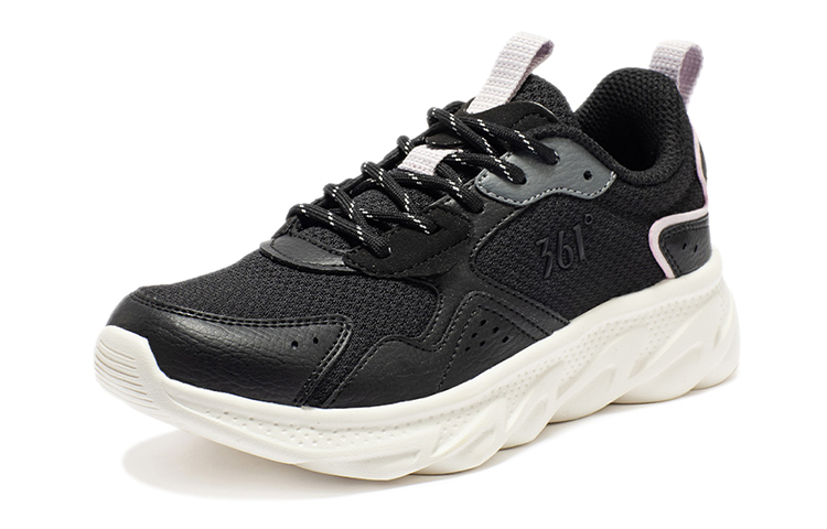 361° Breathable Mesh Low top Running Shoes Women’s Black Purple