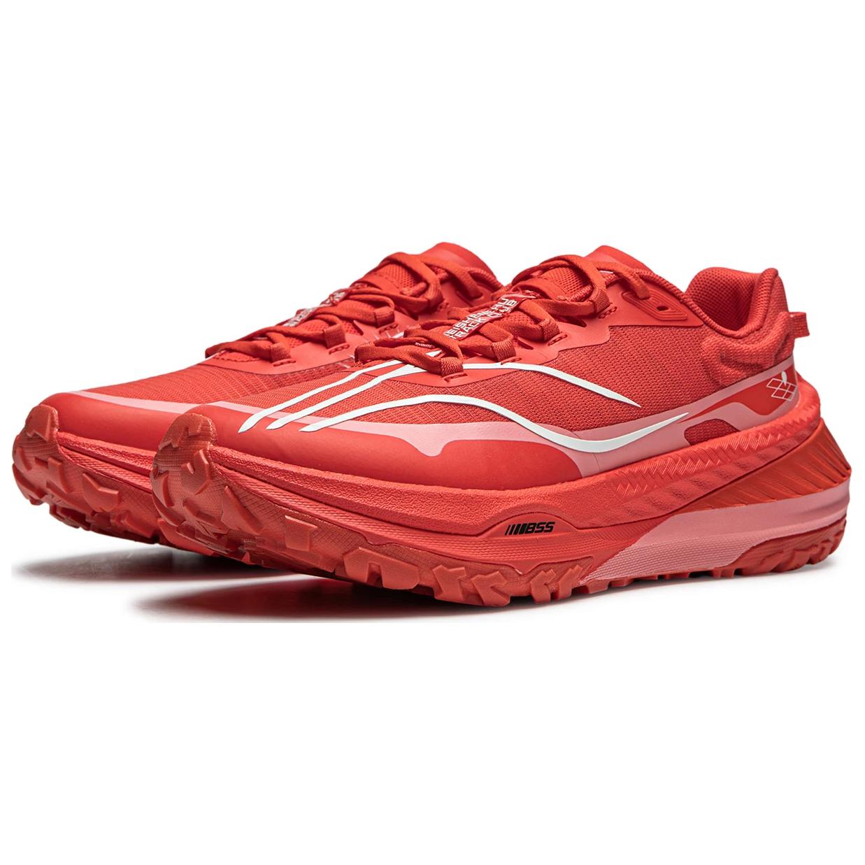 Li Ning De Lu Series Cushioning Slip Resistant Abrasion Resistant Support Lightweight Rebound Low top Running Shoes