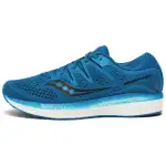 Saucony Triumph Iso5 Breathable Non slip Lightweight Low top Athletic Shoes Men's Blue