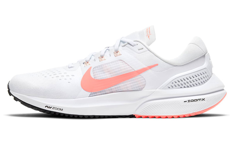 Женские кроссовки Nike Air Zoom Vomero 15 (бело-розовые)