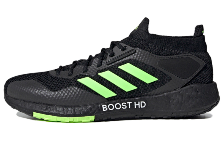 Мужские кроссовки adidas PulseBOOST (черно-зеленые)