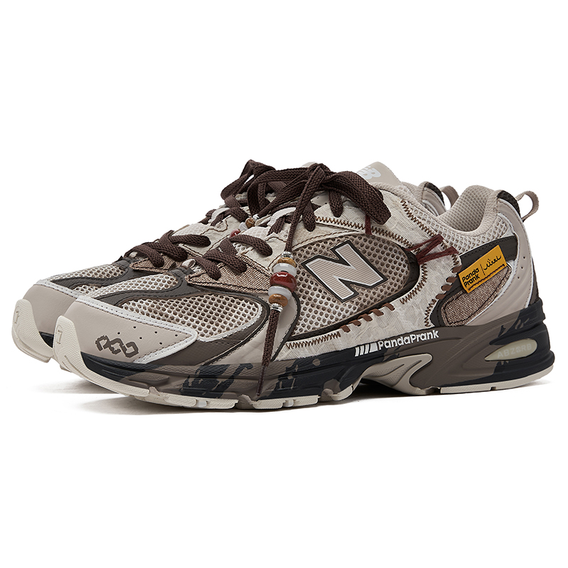 New Balance NB 530 Cushioning, Wear Resistant Low top Running Shoes Unisex Tan Brown