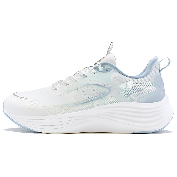 XTEP Comfortable Cushioning, Wear Resistant Low top Running Shoes Men’s White Blue