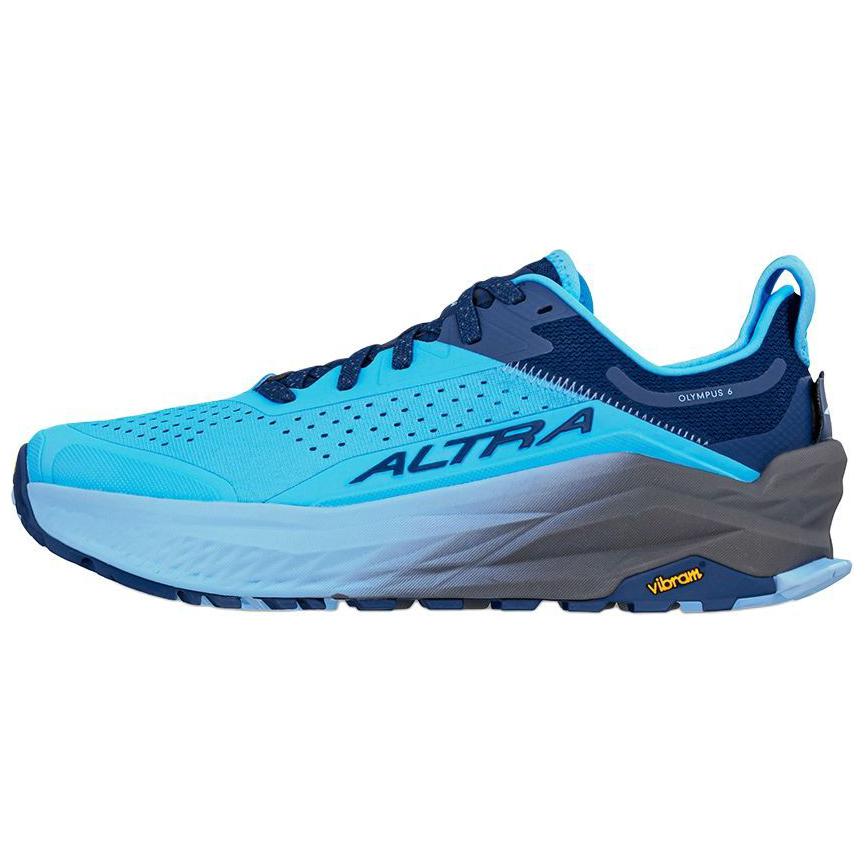 Altra OLYMPUS 6 Slip Resistant Abrasion Resistant Low top Trail Running Shoes Men’s Blue