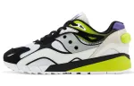 Saucony Shadow 6000 Cushioning Slip Resistant Cushioning Slip Resistant Low top Casual Running Shoes Unisex Black White