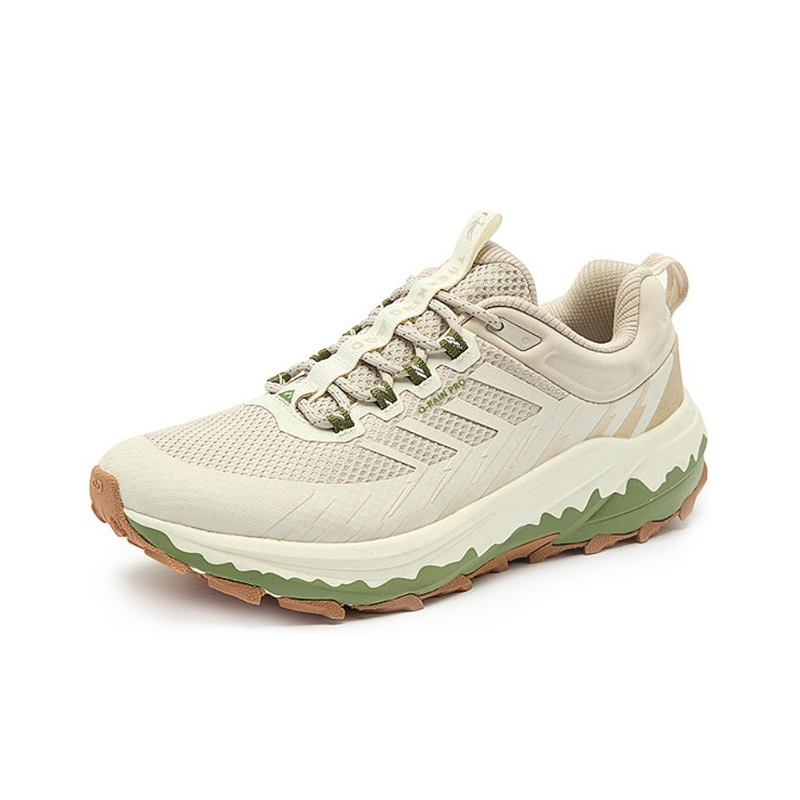 QIAODAN Cushioning Lightweight Low top Casual Running Shoes Men’s Beige Green