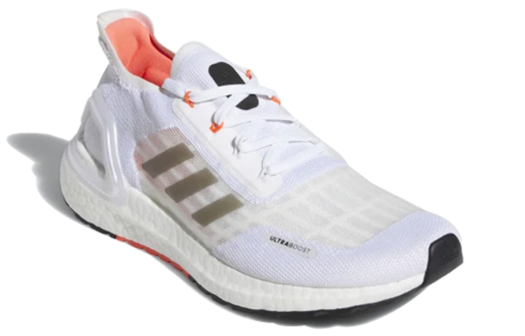 Женские кроссовки adidas ULT (бело-коричнево-оранжевые) — фото 2