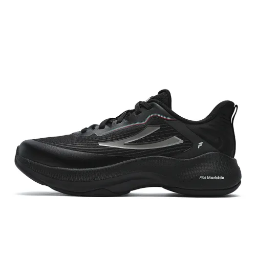 FILA Abrasion Resistant Breathable Low top Running Shoes Women's Black