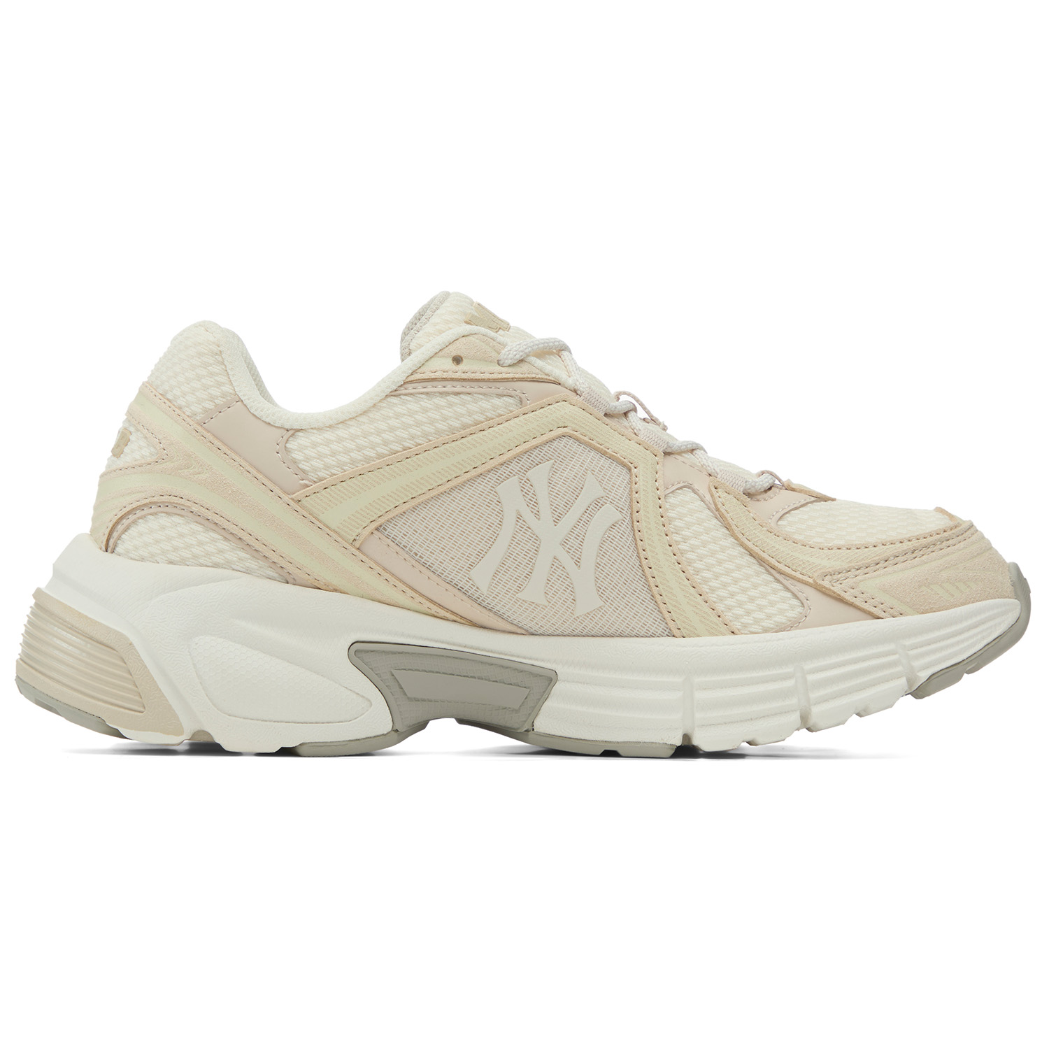 MLB New York Yankees Low top Casual Running Shoes Unisex Beige Yellow