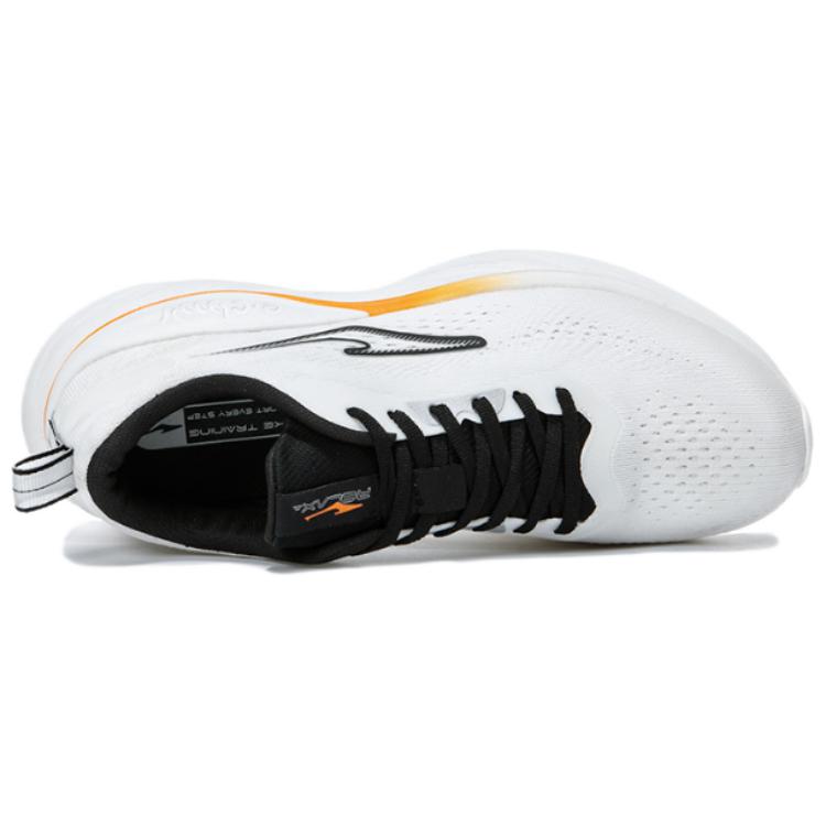 Erke Slip Resistant Cushioning Low top Running Shoes Men’s White Black Orange