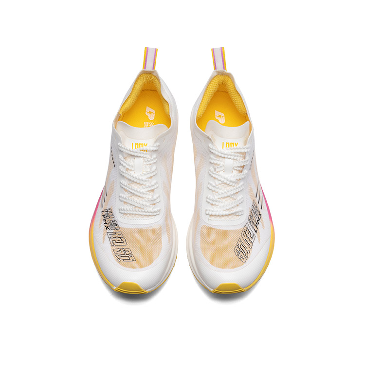 LPMX Cushioning Non Slip And Waterproof Breathable Lightweight Rebound Low top Running Shoes Unisex Pink Moon Custard