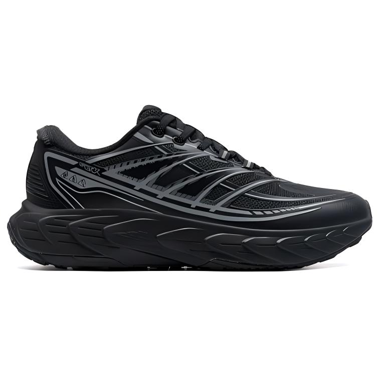 XTEP Cushioning Slip Resistant Low top Casual Running Shoes Men’s Black