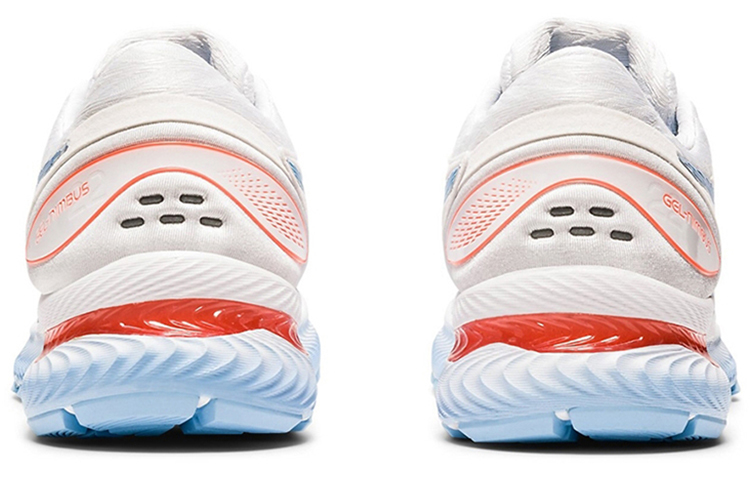 Женские кроссовки ASICS GEL-Nimbus 22 (бело-синие) — Белыйсиний — фото 5