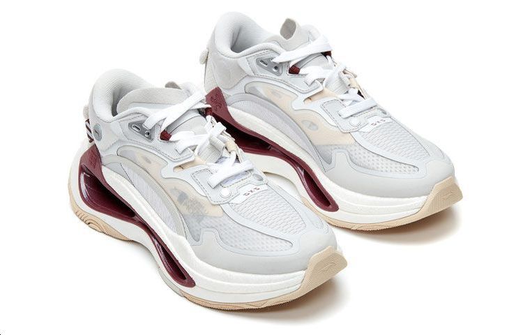Li Ning Running Shoes Women’s Low Top White/Gray/Red