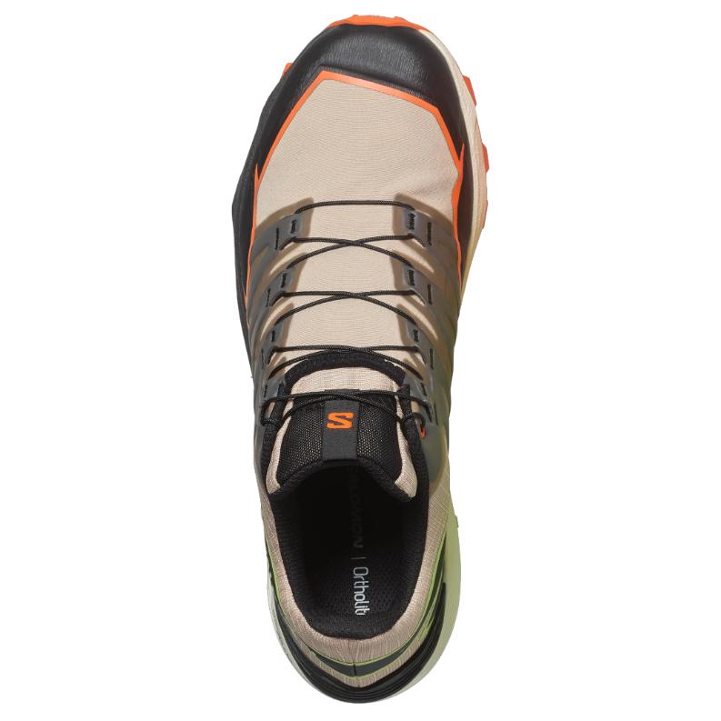 SALOMON Thundercross Running Shoes Men’s Low Top Beige/Black/Orange