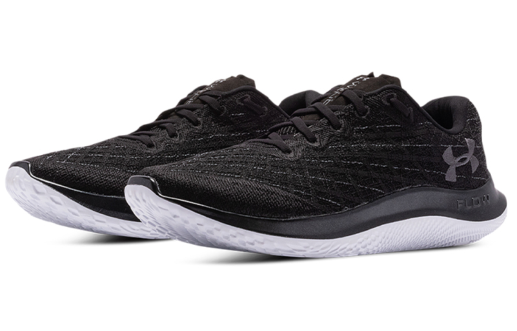 Мужские кроссовки Under Armour Flow Velociti Wind (черные) — фото 3