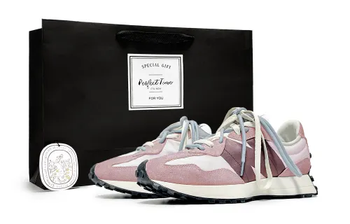 New Balance NB 327 Abrasion Resistant Low top Casual City Commuting Running Shoes Unisex Morandi Pink