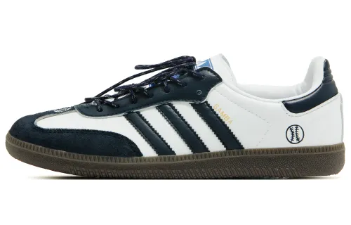 Adidas Originals SAMBA OG Vintage Streetwear Blue Slip Resistant Abrasion Resistant Slip Resistant Abrasion Resistant