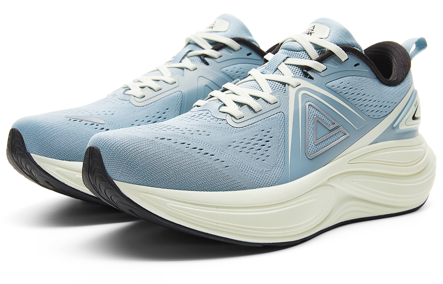 PEAK Cushioning Rebound Slip Resistant Low top Running Shoes Men’s Elegant Blue