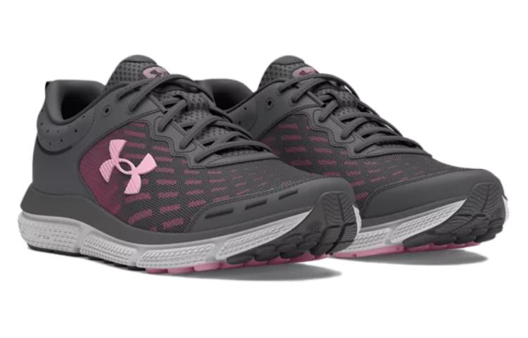 Under Armour Charged Assert 10 Cushioning Low top Running Shoes Women’s Gray Pink