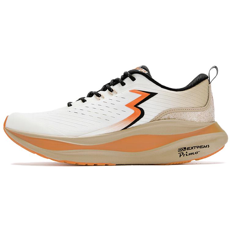 361° Cushioning Abrasion Resistant Breathable Slip Resistant Low top Running Shoes Men’s White Orange