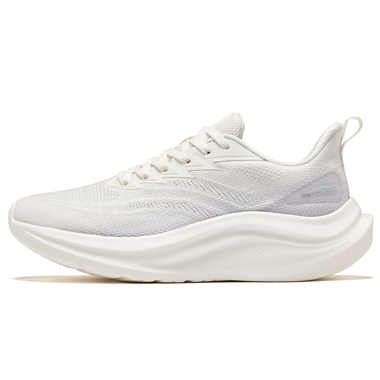 Erke Wind Flight 3.0 Running Shoes Women’s Low Top Microcrystal White Tranquil Purple