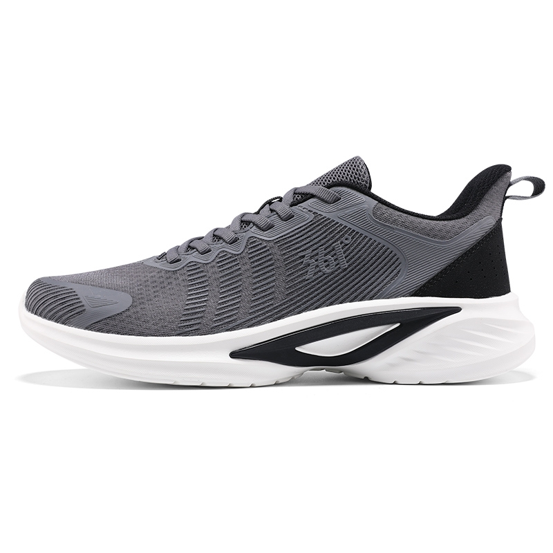 361° Abrasion Resistant, Breathable, Lightweight Low top Sprint Running Shoes Men’s Gray
