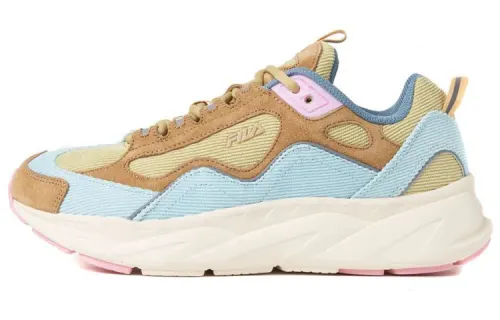 Trigate X 24K x FILA×24karats Low top Running Shoes Women's Blue Pink Coffee Japan Version
